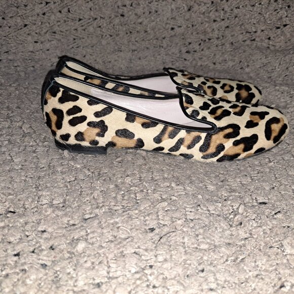 LE MIE BALLERINE-Leopard Calf Hair-Leather-Ballerina Flats-Sz 39-8.5-Excellent - Picture 5 of 8
